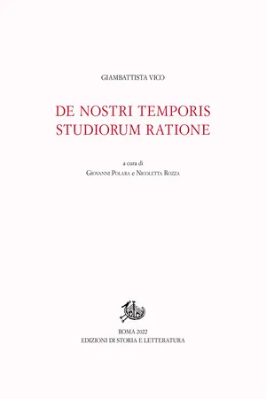 De nostri temporis studiorum ratione