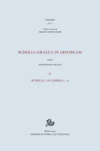 Scholia graeca in Odysseam. V_cover