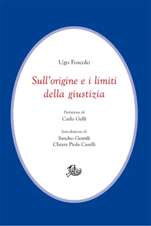 Sull'origine e i limiti della giustizia