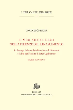 Il mercato del libro nella Firenze del Rinascimento