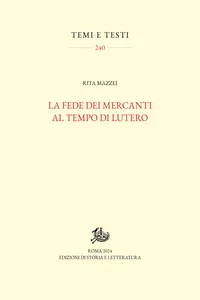 La fede dei mercanti al tempo di Lutero_cover