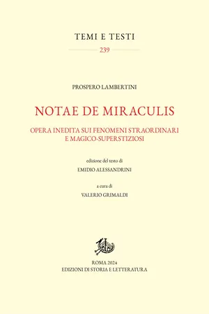 Notae de miraculis