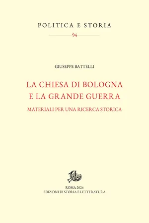 La Chiesa di Bologna e la Grande guerra