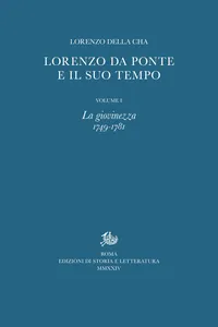 Lorenzo Da Ponte e il suo tempo. I._cover