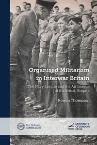 Organised Militarism in Interwar Britain_cover
