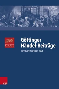 Göttinger Händel-Beiträge, Band 27