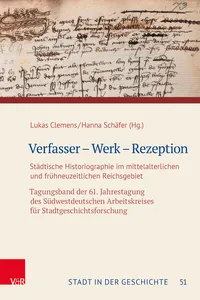 Verfasser – Werk – Rezeption_cover