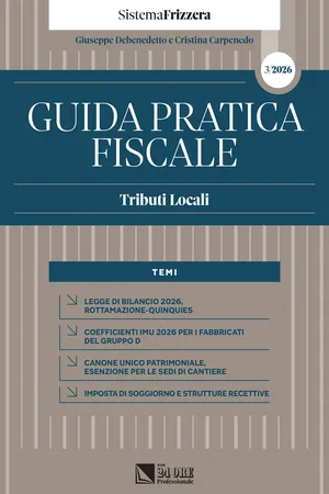 Guida Pratica Fiscale Tributi locali 2026 – Sistema Frizzera