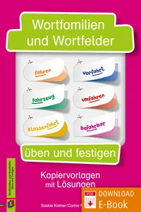 Wortfamilien und Wortfelder üben und festigen_cover