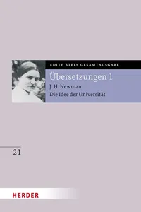 Übersetzung von John Henry Newman, Die Idee der Universität_cover