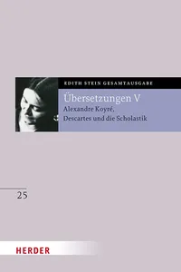 Übersetzung von Alexandre Koyré, Descartes und die Scholastik_cover