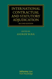 International Contractual and Statutory Adjudication