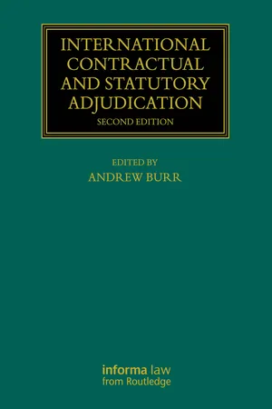 International Contractual and Statutory Adjudication
