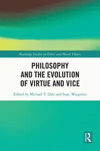Philosophy and the Evolution of Virtue and Vice_cover