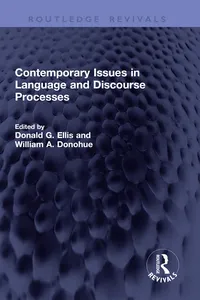 Contemporary Issues in Language and Discourse Processes_cover