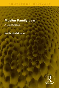 Muslim Family Law_cover