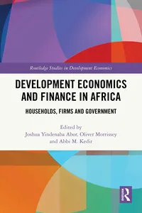 Development Economics and Finance in Africa_cover