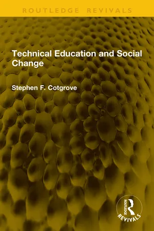 Technical Education and Social Change