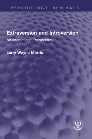 Extraversion and Introversion