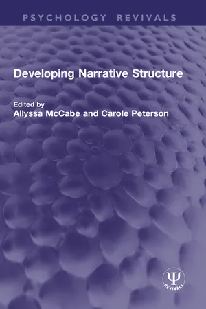 Developing Narrative Structure