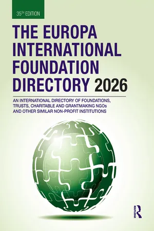 The Europa International Foundation Directory 2026