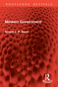 Modern Government