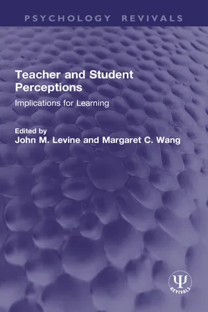 Teacher and Student Perceptions
