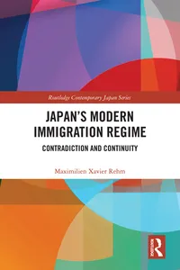 Japan's Modern Immigration Regime_cover