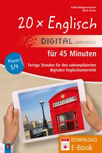 20 x Englisch digital unterstützt für 45 Minuten – Klasse 3/4