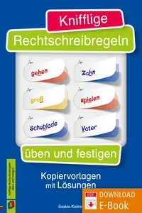 Knifflige Rechtschreibregeln üben und festigen_cover