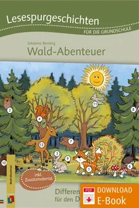 Lesespurgeschichten für die Grundschule - Wald-Abenteuer_cover