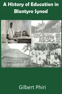 A History of Education in Blantyre Synod_cover