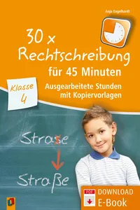 30 x Rechtschreibung für 45 Minuten – Klasse 4_cover