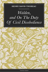 Walden, and On The Duty Of Civil Disobedience_cover