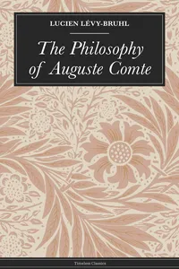 The Philosophy of Auguste Comte_cover