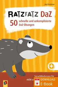 Ratzfatz DaZ – 50 schnelle und unkomplizierte DaZ-Übungen_cover