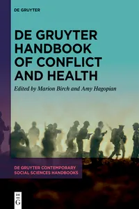 De Gruyter Handbook of Conflict and Health_cover