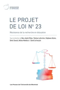 Le projet de loi no 23_cover