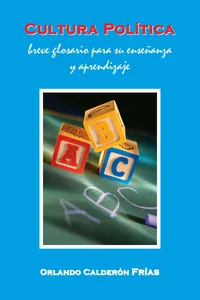 Cultura Política: breve glosario para su enseñanza y aprendizaje_cover