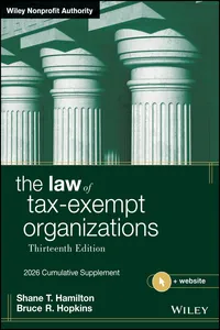 The Law of Tax-Exempt Organizations, 2026 Supplement_cover