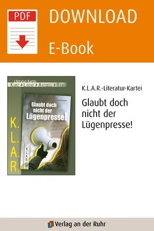 Literaturkartei Glaubt doch nicht der LĂŒgenpresse!