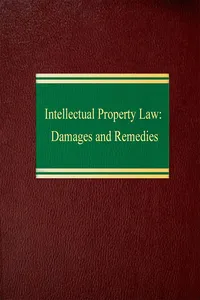 Intellectual Property Law: Damages and Remedies_cover