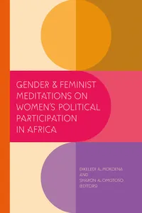 Gender and Feminist Meditations on Women's Political Participation in Africa_cover
