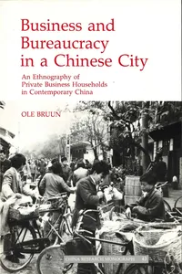 Business and Bureaucracy in a Chinese City_cover