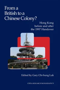 From a British to a Chinese Colony?_cover
