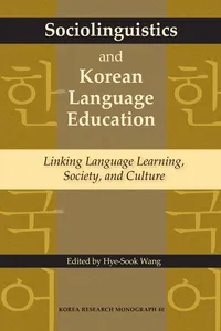 Sociolinguistics and Korean Language Education_cover
