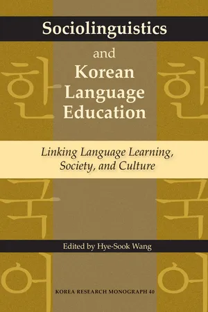 Sociolinguistics and Korean Language Education