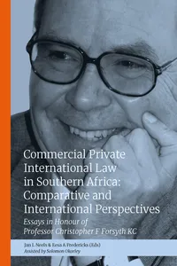 Commercial Private International Law in Southern Africa_cover