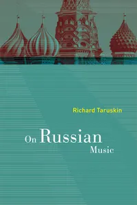 On Russian Music_cover