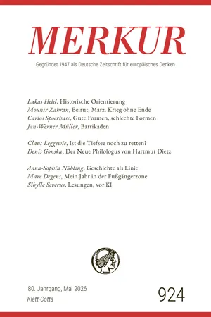 MERKUR 5/2026, Jg.80